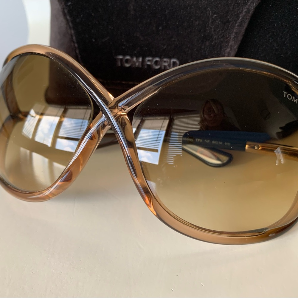 Tom Ford Brown Sunglasses Elegant Accessories